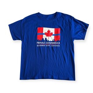 FBI National Academy Associates T-Shirt with Canadian Flag Design